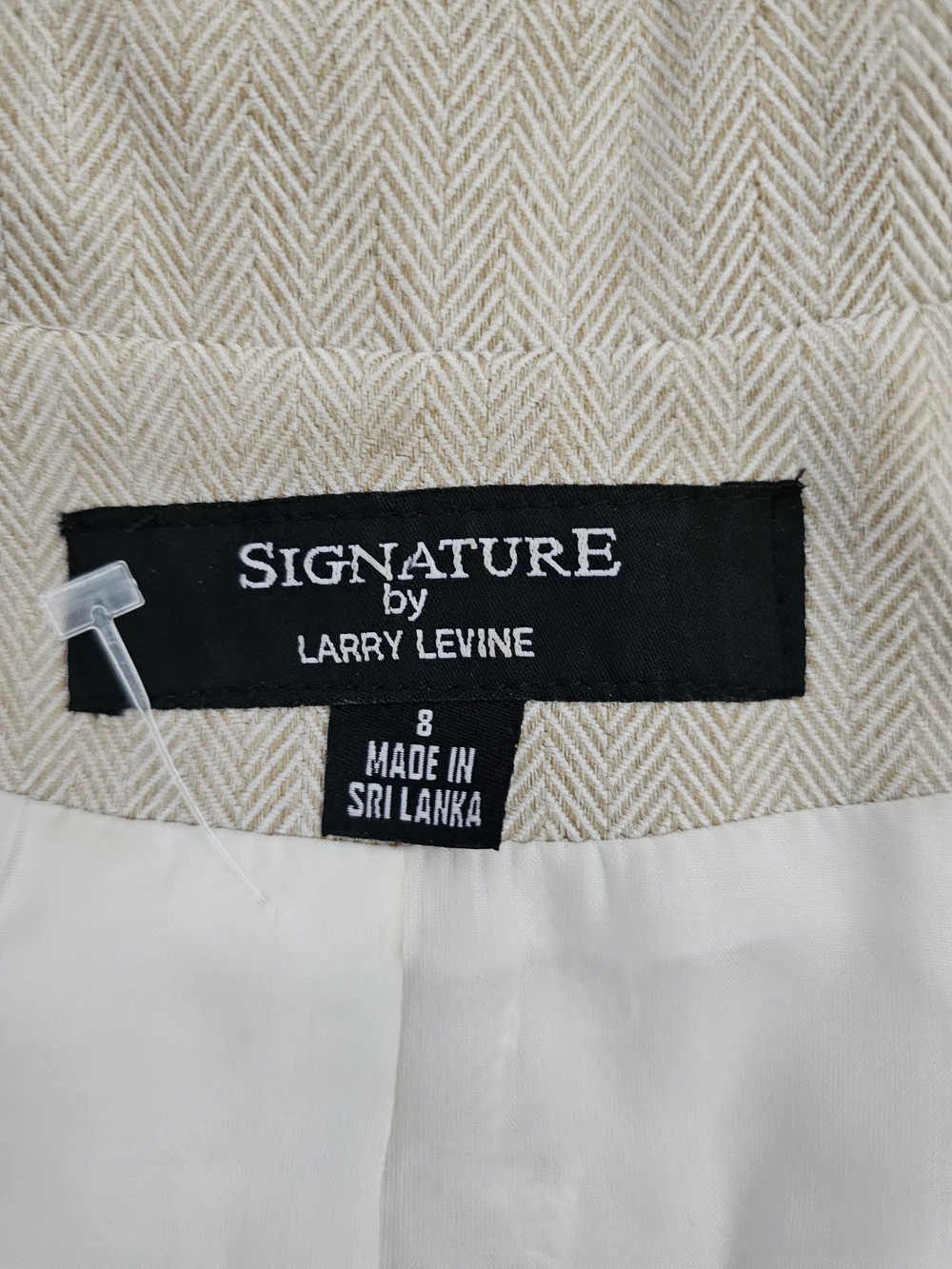 VINTAGE (Y2K) Exellent.  Signature By Larry Levine Wms 2 Pcs Pants Suit SIZE 8. - Picture 4 of 16
